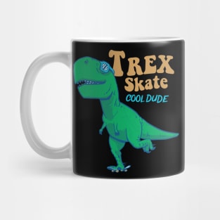 T Rex Skate Mug